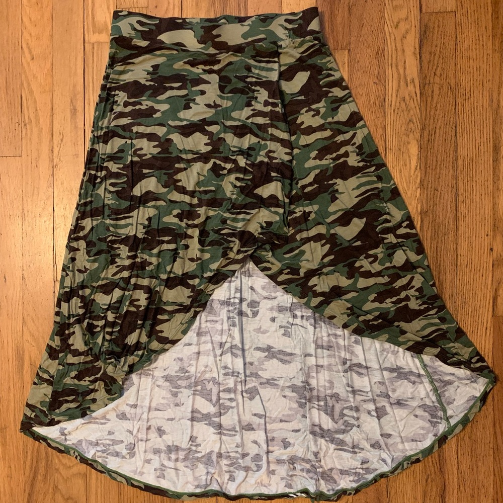 Hi-lo Camo Skirt